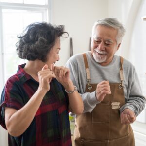 Novellus Clairemont | Senior couple dancing