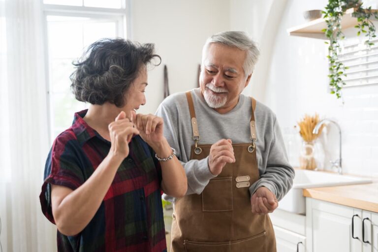 Novellus Clairemont | Senior couple dancing