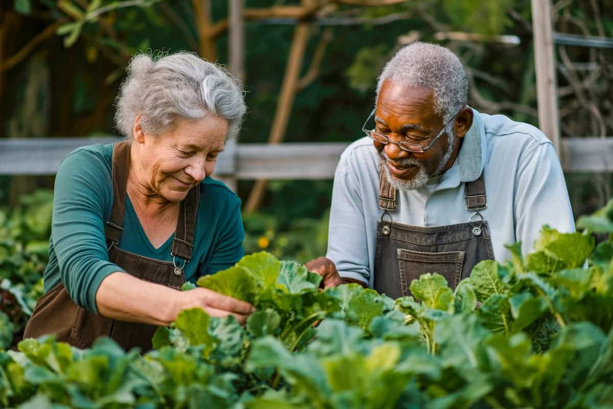 Orangeburg | Seniors Tending To A Vegetable Garden