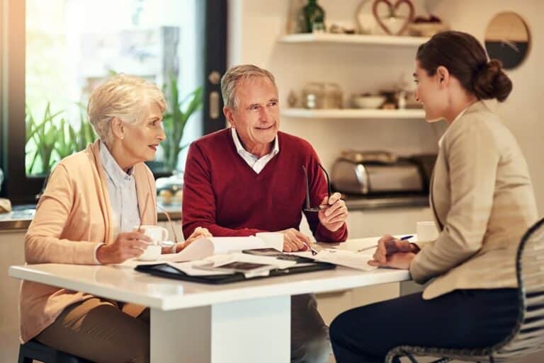 Novellus Stockton | Seniors discussing finances