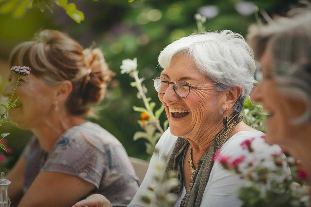 Novellus Clairemont | La Jolla Senior Living | Senior Women Enjoying the Outdoors